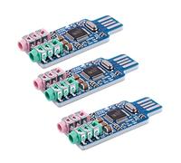 3X Controller gratuito Scheda audio USB CM108 Scheda audio USB Chip Blu