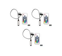 3X Controller per Effetti di Illuminazione Della Ventola del Computer, 5V 3-Pin/12V 4-Pin RGB Controllo Cavo 'Attrezzatura Della