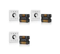 3X Controllo Dimmer Touch Panel RF Wireless Montato un Parete per Illuminazione un Strisce LED Monocolore DC5-24V 30A
