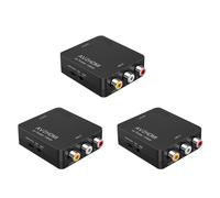 3X Convertitore da un da AV un 1080P CVBS Adattatore per Convertitore 9737