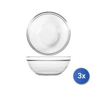 3x Coppe In Vetro Duralex Impilabile Lys Cm 31 Bormioli Rocco