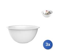 3x Coppe In Vetro Easy L Cm 22,2 Lt 2,8 Bormioli Rocco