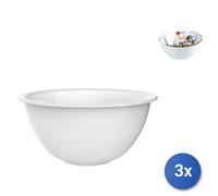 3x Coppe In Vetro Easy Xl Cm 25,5 Lt 3,1 Bormioli Rocco