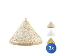 3x Copricibo H&H Bambu' Cm26Xh23