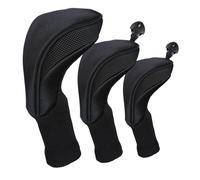 3x Copritesta da golf in legno Copritesta per driver Borsa per legni Mazza
