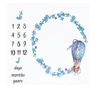 (3x) Creative Exquisite Photo Background Cloth Baby Photography Props (Flower Bear)