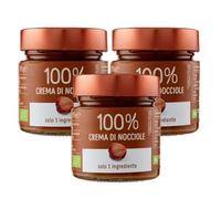 3X Crema di Nocciole Tostate Pura al 100% Biologica 175g