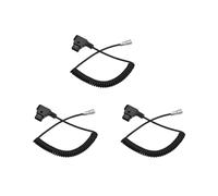 3X D-Tap to BMPCC 4K Cavo di Alimentazione con Blocco Un 2 Pin per Blackmagic Pocket Cinema Camera 4K per Batteria con Attacco Un V di