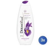 3x Dermomed Bagno 650 Ml. Talco E Iris Made In Italy