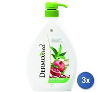 3x Dermomed Sapone 1000 Ml. Aloe Melograno
