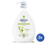 3x Dermomed Sapone 1000 Ml. Lime Vitalita'