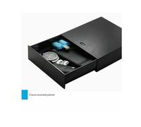3X Desktop Storage Box Organizer Cassetto Unità Ottiche Supporti e Rack per Pannello Frontale da 5,25 Pollici per PC Desktop