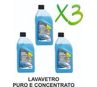 3X DETERGENTE LAVA CRISTALLI CONCETRATO PURO ( FINO A -6°C ) CONF DA 3000 ML