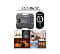 3X Dimmer Controller Monocromatico LED 18A 12V 24V con Telecomando Touch Wireless RF per Barra Luminosa Monocromatica