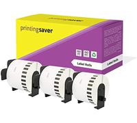 3x DK-44205 62 mm x 30,48 m Compatibili Etichette Nastri adesive continuo removibile per Brother P-Touch QL-1110NWB QL-1100 QL-1060N QL-500 QL-570 QL-580 QL-700 QL-710W QL-800 QL-810W QL-820NWB