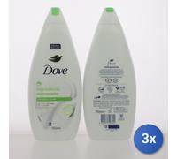 3x Dove Bagno 750 Ml. Rinfrescante
