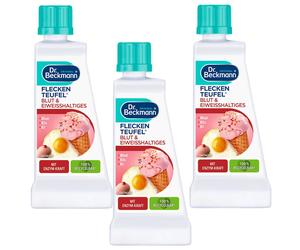 3x Dr. Beckmann Rimozione Macchie 50ml Liquido Fleckenteufel #01