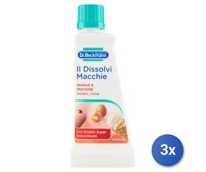 3x Dr.Beckmann Smacchiatore Tessuti Liquido 50 Ml. Sangue