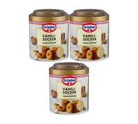 3x Dr. Oetker Vaniljsocker 160 g | Zucchero vanigliato svedese | Essenziale p...