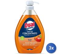 3x Dual Power Piatti 1000 Ml. Dispenser Concentrato Aceto
