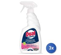 3x Dual Power Sgrassatore Mousse 750 Ml. Candeggina