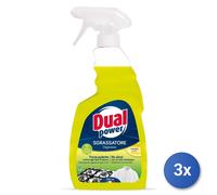 3x Dual Power Sgrassatore Trigger 750 Ml. Limone