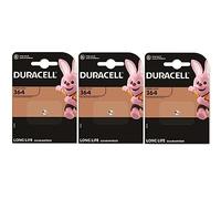 3X Duracell 364 (3 Blister Da 1 Batteria) 3 Pile (SR621/V364/SR60/SR621W)