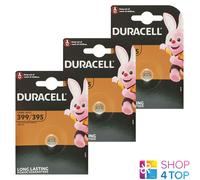 3X Duracell 395 399 SR927SW Silver Oxide 1.55V Batterie