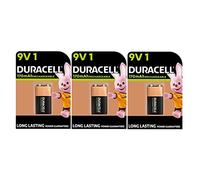 3X Duracell 9V Ricaricabili 170 mAh (3 Blister Da 1 Batteria) 3 Pile