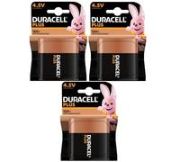 3X Duracell Plus MN 1203 (3 Blister Da 1 Batteria) 3 pile (3LR12/ MN1203 PIATTA/4,5V)