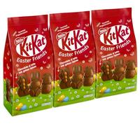 3X Easter Friends per kitkat, Personaggi di Cioccolato a Latte Ripieno con Cereali Croccanti, Biscotto e Wafer 147g (2025)