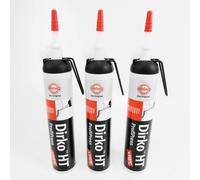 3x ELRING Dichtmasse DIRKO HT Nero 200 ml 471.501 Sigillante Motore +315°C