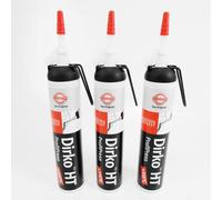 3x ELRING Sigillante Dirko HT Nero 200ml 471.501 Sigillante Motore +315°C
