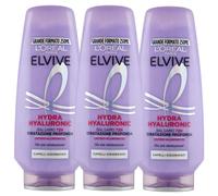 3x Elvive Balsamo Idratante Per Capelli Disidratati Con Acido Ialuronico 250 ml