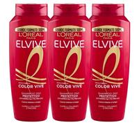 3x Elvive Shampoo Color Vive Per Capelli Colorati E Meches Grande Formato 300 ml