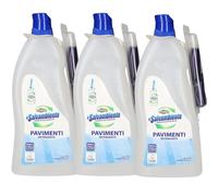 3x Emulsio Salvambiente Ecoconveniente Detergente Pavimenti 3 Litri + Ricariche