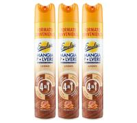 3x Emulsio Spray Cattura Polvere per Legno con Cera d'Api 300 ml (900 ml totali)