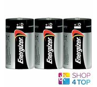 3x ENERGIZER D Alcalino Alimentazione 1.5V LR20 R20 MN1300 E95 Batterie