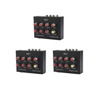 3X EQ-7 Amplificatore per Cuffie Audio per Auto Equalizzatore EQ A 7 Bande Equalizzatore Audio Digitale A 2 Canali