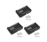 3X Equalizzatore Audio per Auto Un 5 Bande, Equalizzatore Grafico per Amplificatore per Auto Regolabile Un 5 Bande con Interruttore di Selezione