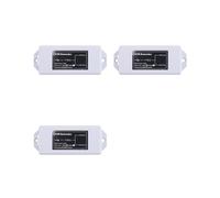 3X Estensore POE da 1 un 2 Porte 100Mbps IEEE 802.3Af/At Standard 48V per Telecamera IP NVR POE Extend 100 Metri per Portata POE
