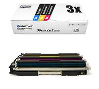 3x Eurotone compatibile Toner per HP Colore LaserJet Pro MFP M 176 177 wie CF351A-53A CF351A-CF353A 130A Colore
