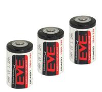 3x EVE ER14250 1/2 AA Celle Batteria Litio Li-SOCl2 3.6V