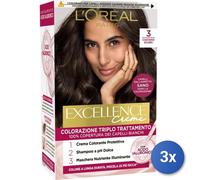 3x Excellence Colorante Cap.3 Castano Scuro