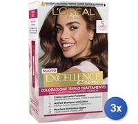 3x Excellence Colorante Cap.5 Castano Chiaro