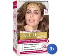 3x Excellence Colorante Cap.7,1 Biondo Cenere