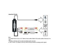 3X EzCAP USB 3.5Mm Audio Capture Grabber Modifica Cavo Audio nel Digitale per La Registrazione di Audio Cassette Analogiche su Convertitore CD/MP3