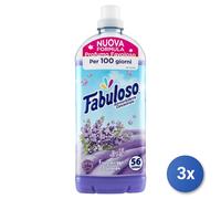 3x Fabuloso Ammorbidente 1250 Ml. Concentrato 56 Misurini Lavanda Made In Italy
