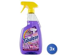2 Flaconi Fabuloso Spray Sgrassatore Universale Freschezza di Lavanda 600ml