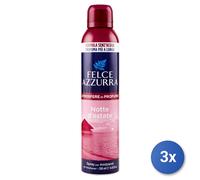 3x Felce Azzurra Casa Spray 250 Ml. Notte D'Estte Deodorante